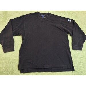Vintage Swingster Goodyear Racing Long Sleeve Shirt Men’s XL Black Cotton